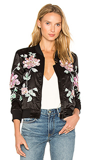 Куртка с цветочной вышивкой - 3x1