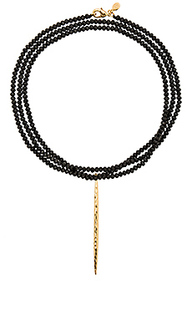 Длинное бисерное ожерелье nora - gorjana