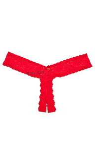 Танга after midnight open crotch low rise - Hanky Panky