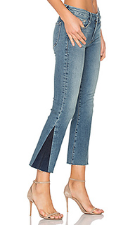 Укороченные расклешенные джинсы с обрезанным низом - FRAME Denim