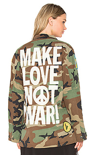 Куртка make love not war - Madeworn