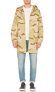 Легкая куртка в мелких рубчик с капюшоном - Stussy