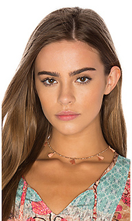 Laila gemstone wrap choker - SHASHI