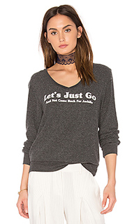 Топ lets just go - Wildfox Couture