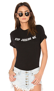 Боди stop judging - Wildfox Couture