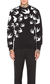 Свитшот с круглым вырезом под горло clean crew - McQ Alexander McQueen