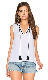 Iglesia contrast stitch top - Line & Dot