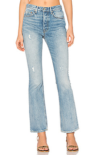 Винтажные узкие расклешенные джинсы sunny - GRLFRND