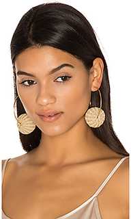 Candongas raffia earrings - Mercedes Salazar