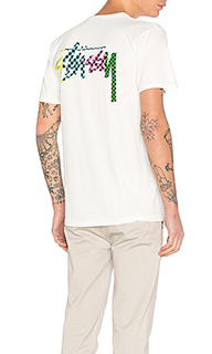Футболка checker stock - Stussy