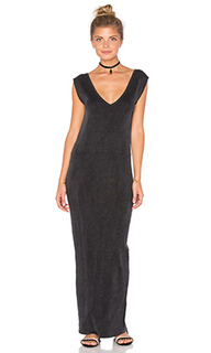 Макси платье с глубоким v-образным вырезом - Callahan