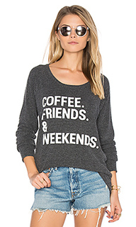 Пуловер coffee friends & weekends - Chaser