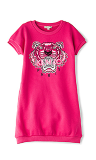 Платье-свитшот с графикой тигр - KENZO Kids
