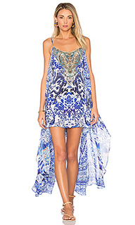 Мини платье с оверлеем - Camilla