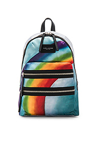 Rainbow printed biker backpack - Marc Jacobs