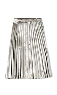 Metallic pleated skirt - Bardot Junior