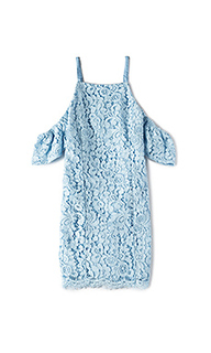 Scallop lace trim dress - Bardot Junior
