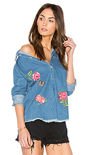Sloane button up denim shirt - Lauren Moshi