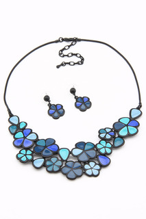 Комплект: серьги, колье ZAXA HADID