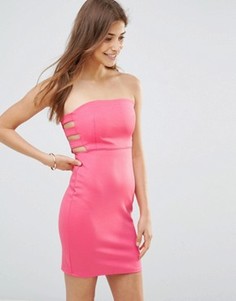 Облегающее платье Oh My Love - Розовый
