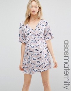 Ромпер с запахом для беременных ASOS Maternity - Мульти