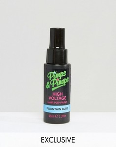 Оттеночный спрей Pimps & Pinups High Voltage Hair Pop Paint 40 мл - эксклюзивно для ASOS - Цвет: голубой - Синий