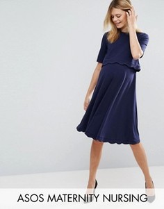 Asos maternity nursing dress deals
