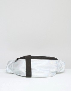 Фактурная сумка‑кошелек на пояс с голографическим эффектом ASOS LIFESTYLE - Серебряный