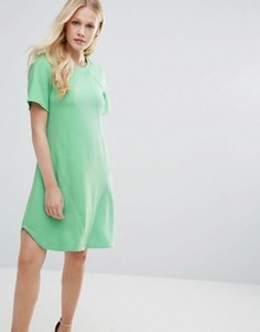 Платье-туника с отделочными швами Closet - Зеленый