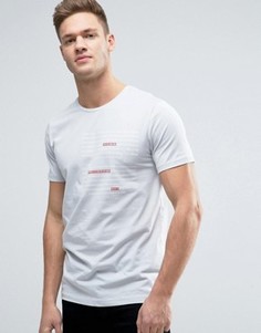 Футболка с надписями Jack & Jones Core - Белый