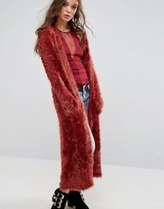 Кардиган миди Free People Hampton - Красный