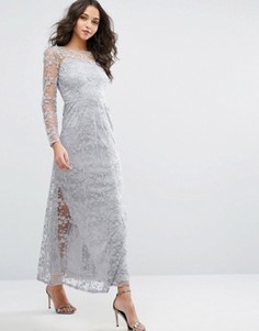 Кружевное платье макси Vero Moda Premium - Синий