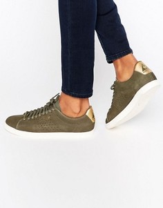 Кроссовки из нубука цвета хаки Le Coq Sportif Charline эксклюзивно для ASOS - Зеленый