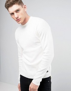 Трикотажный джемпер с асимметричным краем Only & Sons - Кремовый