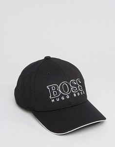 Черная бейсболка с логотипом BOSS Green by Hugo Boss - Черный