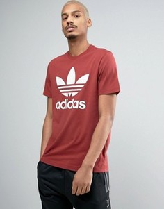 Красная футболка с логотипом adidas Originals BQ5395 - Красный