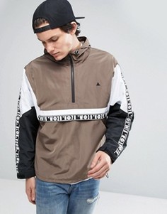 Куртка со вставками ASOS - Коричневый