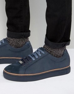 Замшевые кроссовки Ted Baker Klaxxn - Темно-синий