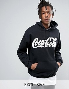 Oversize-худи Reclaimed Vintage Inspired X Coca Cola - Черный