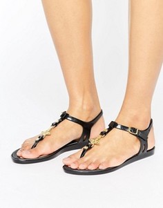 Черные сандалии с логотипом-орбитой Vivienne Westwood For Melissa - Черный
