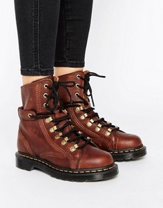 Массивные походные ботинки на шнуровке Dr Martens Coraline - Коричневый