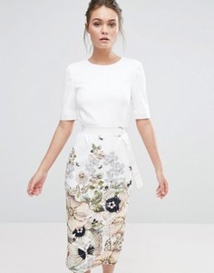 Платье-футляр Ted Baker Layli - Белый