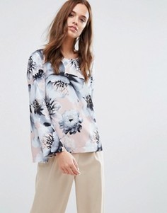 Рубашка с цветочным принтом Selected Femme - Мульти