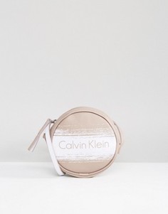 Мини-сумка через плечо с логотипом CK Jeans - Бежевый Calvin Klein