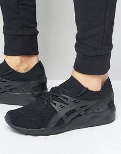 Черные кроссовки Asics Gel-Kayano H705N 9090 - Черный