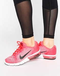 Розовые кроссовки Nike Running Air Max Sequent - Розовый