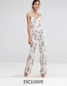 Комбинезон с принтом и оборками Hope & Ivy - Мульти