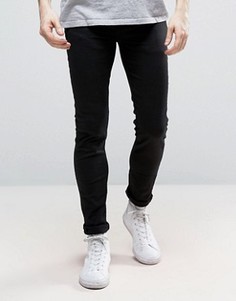 Черные эластичные джинсы скинни New Look - Черный