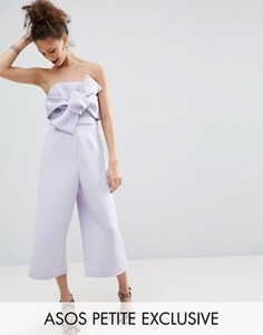 Комбинезон с бантом ASOS PETITE - Фиолетовый