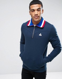 Синий свитшот с молнией Le Coq Sportif 1621886 - Синий